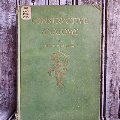 #ad #ad CONSTRUCTIVE ANATOMY GEO. B. BRIDGMAN 1936 TENTH PRINTING HARDCOVER BOOK $39.95