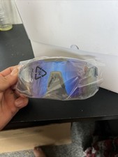 Sport Shield Sunglass Black UV400 Wraparound Mirror Len Cycling/Streetwear Style