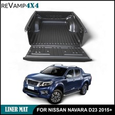 REAR PICKUP TRUCK BED LINER MAT FOR NISSAN NAVARA D23 NP300 DOUBLE CAB 2015+