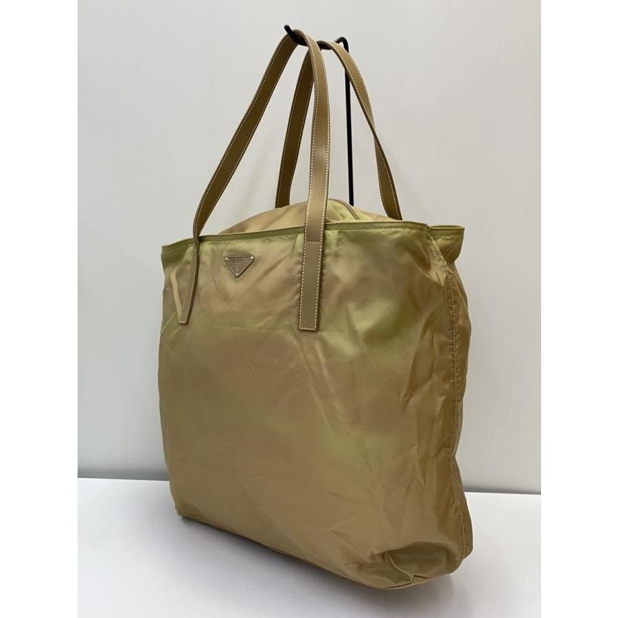 Prada Tote Bag Beige Solid Authentic - image 2