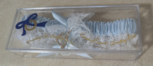 VINTAGE WEDDING GARTER Something Old/New Something Borrowed/Something Blue RINGS