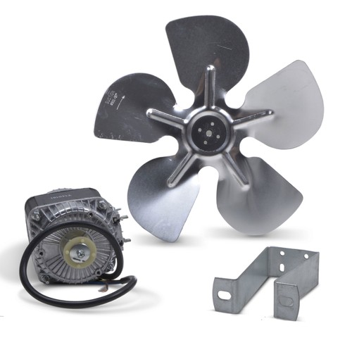 B-Ware Ventilatorflügel Universal Ventilator mit Haltebügel für Kühlschrank