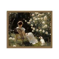 XMMPOT Vintage Framed Canvas Wall Art - Home Decor Vintage American Country C...