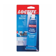 Loctite 908570 Tube Clear Silicone Waterproof Sealant 2.7 oz. Pack of 6 