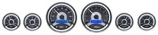 Dakota Digital Universal 6 Round Analog Gauge Instrument System Kit Vhx-1060-k-b Dakota Digital Universal 6 Round Analog Gauge Instrument System Kit Vhx-1060-k-b