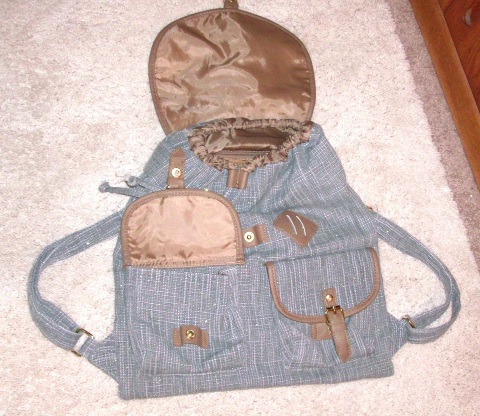 Mossimo MOCHILA ESTILO MONEDERO Bolso Escolar Viaje Día Bolso Foto 3 de 4