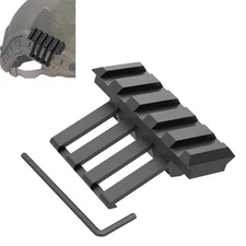 Low Profile Tactical Offset Angle Skeleton Side Rail Mount 20mm Picatinny Rail
