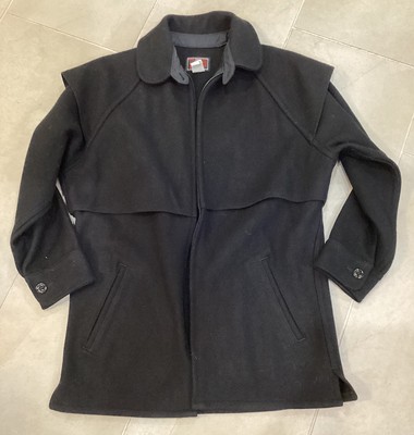 Johnson Woolen Mills Size Small Women's Jac-Shirt Black Wool