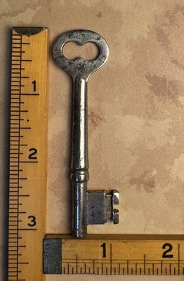 Antique Corbin Skeleton Key #S9 Solid Barrel Key Original!