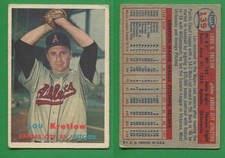 1957 Topps Baseball ~~~ JOE KRETLOW ~~~ No. 139 ~~~ FREE S/H ~~/