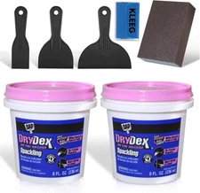 Complete Drywall Repair Kit with DAP Drydex Spackling and Tools for Easy Fixes