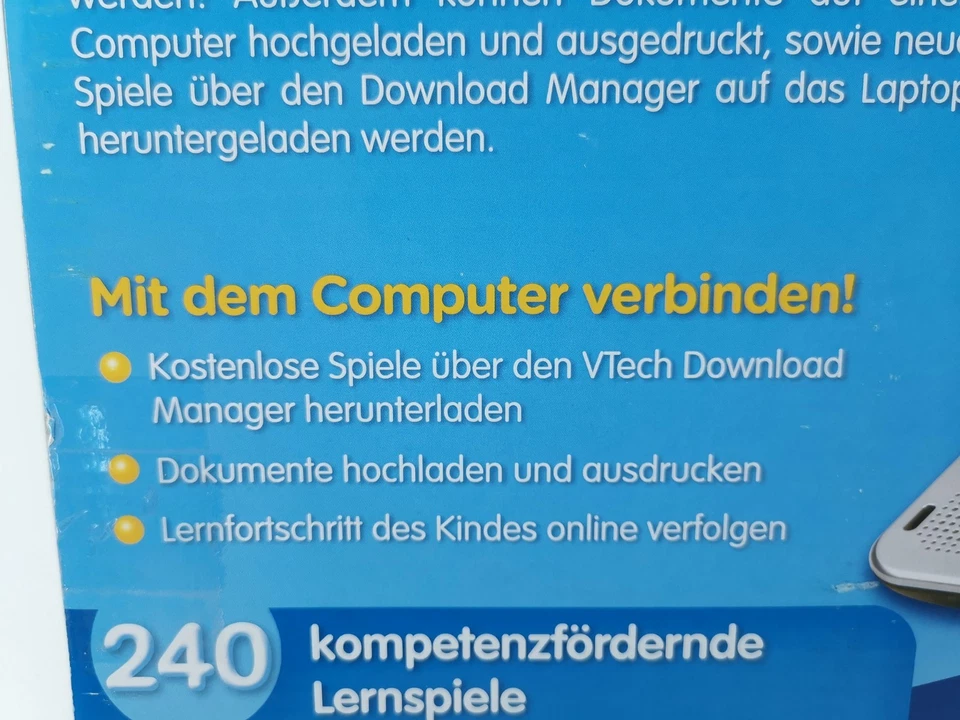 VTech Power XL Laptop E/R Lernspielzeug Laptop Kinder Grau 80-117904 B-Ware - Bild 4 von 4