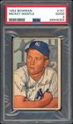 MICKEY MANTLE 1952 Bowman #101 New York Yankees HOF PSA 2 GOOD