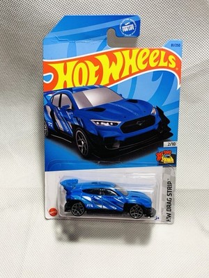 2023 Hot Wheels #81 HW Drag Strip 2/10 FORD MUSTANG MACH-E 1400 Light Blue