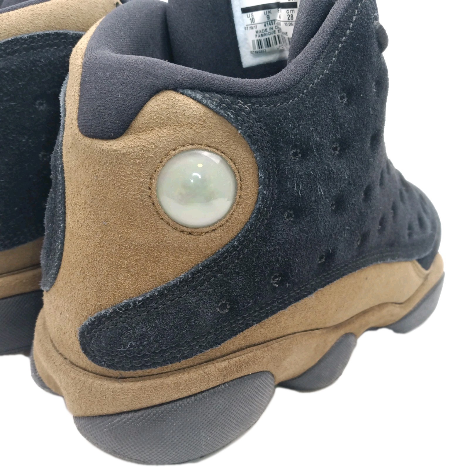 Nike Air Jordan 13 XIII Size 10 Retro Olive Black 2018 Sneakers 414571-006 thumbnail 5