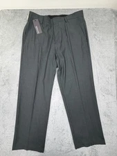 Kenneth Cole Reaction Dress Pants Men’s 36x30 Gray Weave It On NWT