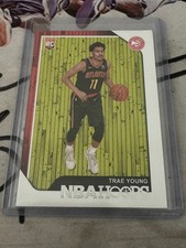 2018-19 Panini NBA Hoops - Trae Young #250 (RC) WIZARDS TRAE YOUNG ROOKIE CARD. rookie card picture