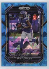 2022 Panini Prizm Rookies Blue Ice Prizm 68/99 Ty Chandler #348 0su2