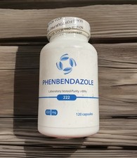 Phenbendazole 222mg 120 capsuled Purity 99 SEALED, BB 4/26