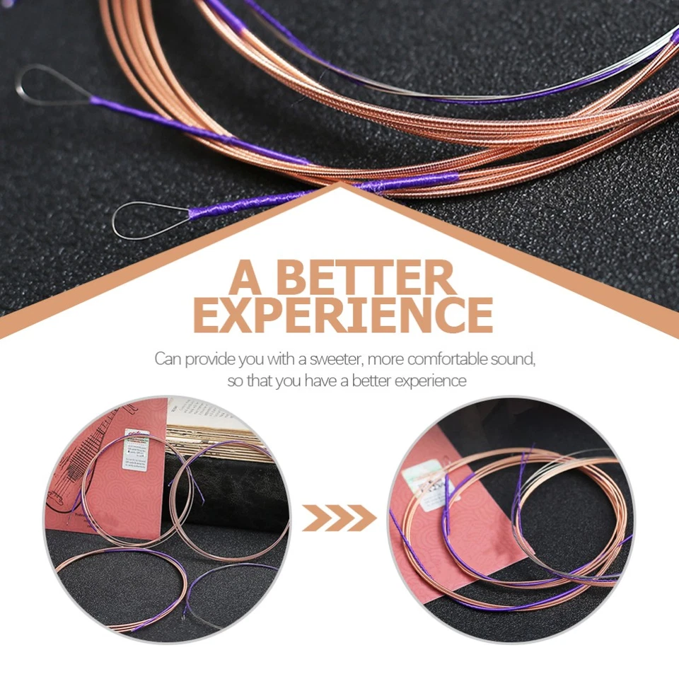 4 Pcs Replacements Lute Strings Professional Pipa Instrument Chinese Parts - Image 3 of 4