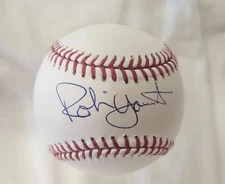 Robin Yount Signed Baseball Tri Star