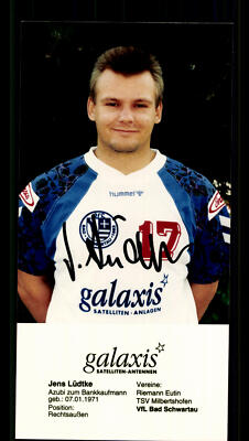 Jens Lüdtke VFL Schwartau 90er Jahre  Original Signiert Handball + G 37635