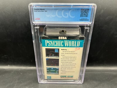 Psychic World Sega Game Gear CGC 8.5 A+ FACTORY SEALED RARE WATA