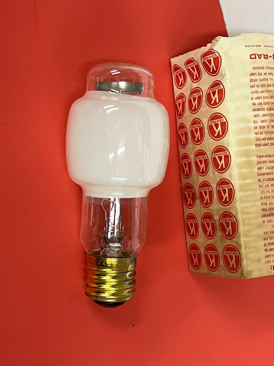 H38-4JA/C 100W Mercury Vapor BT25 Mogul Base WHITE Light H38-4JA/C 100W Mercury Vapor BT25 Mogul Base WHITE Light