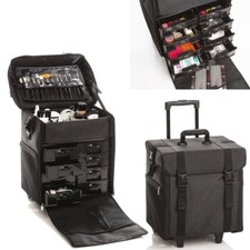 Trolley in nylon semi rigido per estetista make up trucco