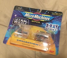 Star Wars Micro Machines X-Ray Collection 1 Vaders Tie Fighter A-Wing Fighter
