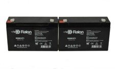Raion Power 6V 12Ah SLA Battery For Enersys NP10-6 - 2 Pack