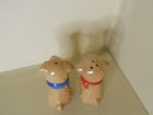 Cute Dog with Bandana Salt and Pepper Shaker Set — photo 3
