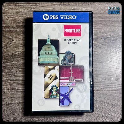 PBS Video Frontline - Bigger Than Enron VHS Tape w/ Case