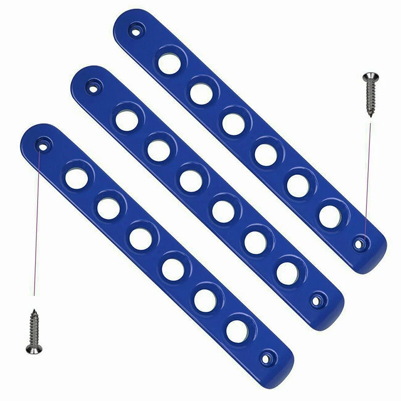 3x Cubierta de manillar de puerta con tornillos azul ajuste Jeep Wrangler JK 2007-2018 Foto 3 de 4