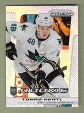 TOMAS HERTL 2013-14 PANINI PRIZM SILVER ROOKIE RC CARD #388! VEGAS NHL STAR!. rookie card picture