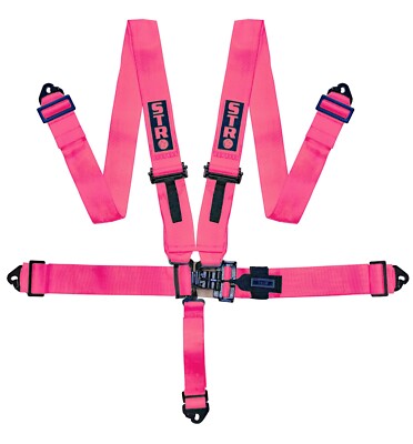 Nascar Race Harness 5-Point SFI 16.1 Racing Gürtelschnalle F2 F1 FLO PINK STR