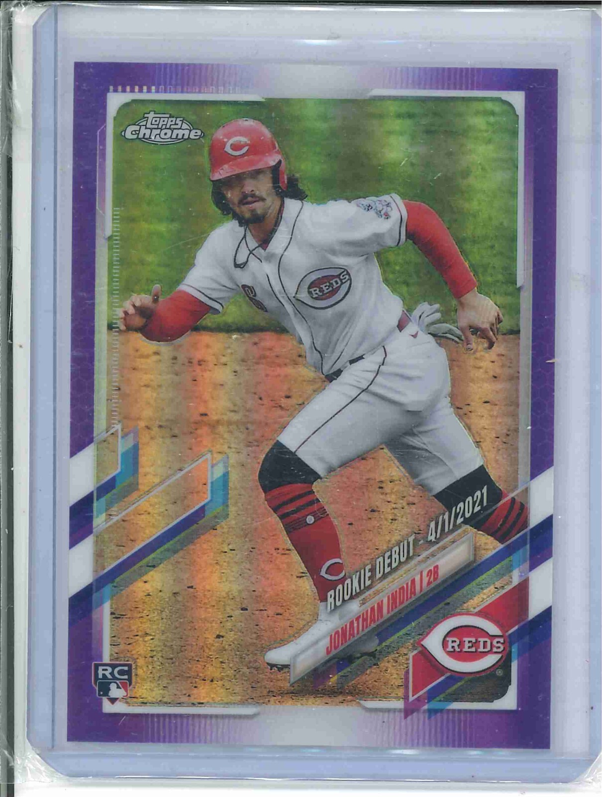 Jonathan India 2021 Topps Chrome Update Series -Pink Wave Refractor #USC74  (RC)
