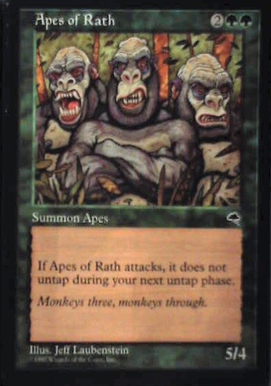 mtg ape cards Kibo, Uktabi Prince Ape Monkey Tribal Artifact Destruction Magic MTG C –  CommanderComplete