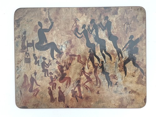Art Publishers Bushman Art Table Mats 6 Place Mats Vintage Boxed VGUC Ships 🆓 - Picture 8 of 18