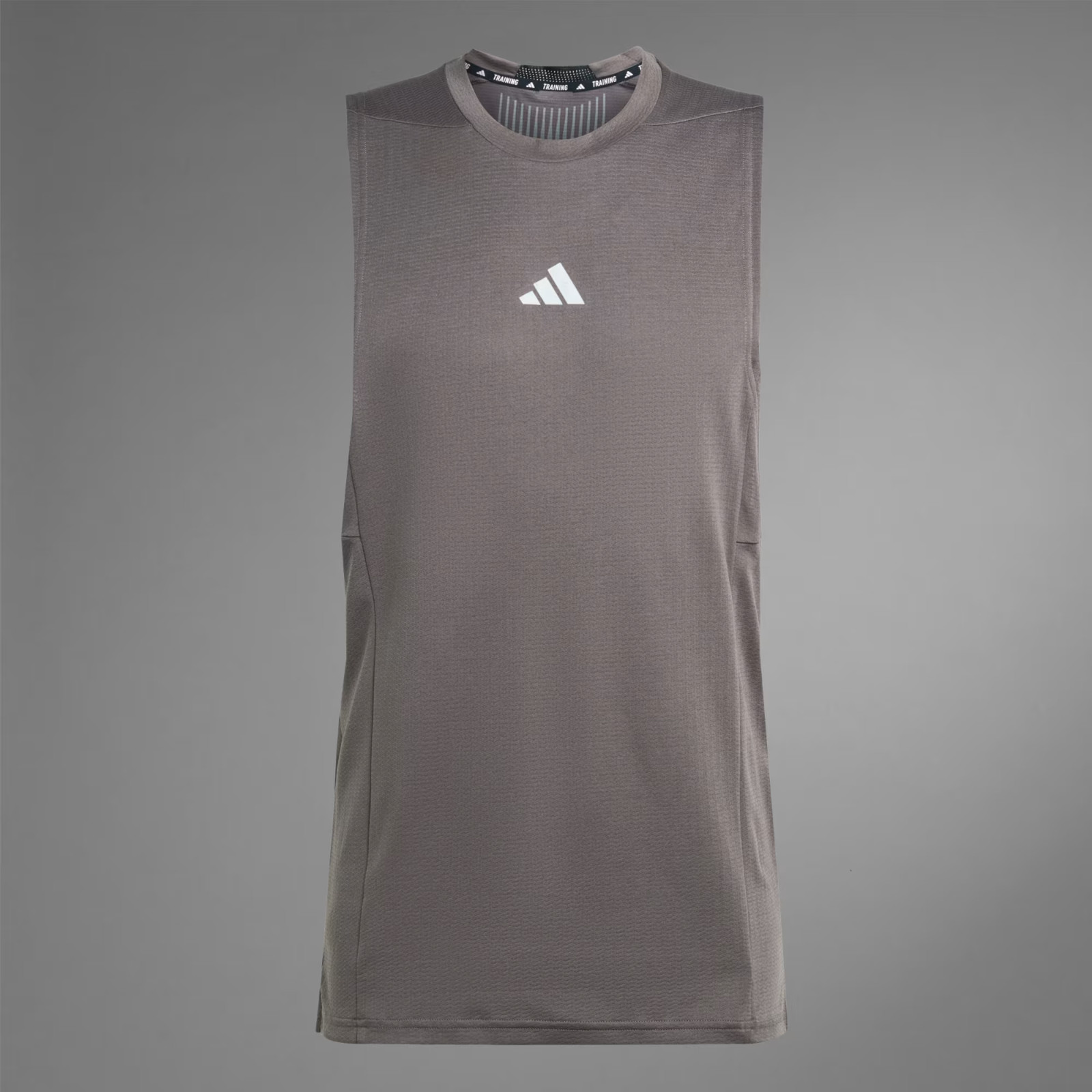 Adidas 2XL Mens Tank Top Grey Training Workout HEAT.RDY Cooling Shirt IS3712 NWT thumbnail 2