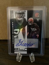 2019 Panini Black Rookies /75 Greedy Williams Rookie RC Cleveland Browns Auto