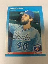1987 Fleer Bruce Sutter Atlanta Braves