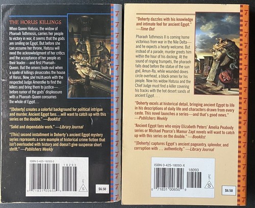 2 P.C. Doherty Books- The Mask of Ra and The Horus Killings - Picture 3 of 3