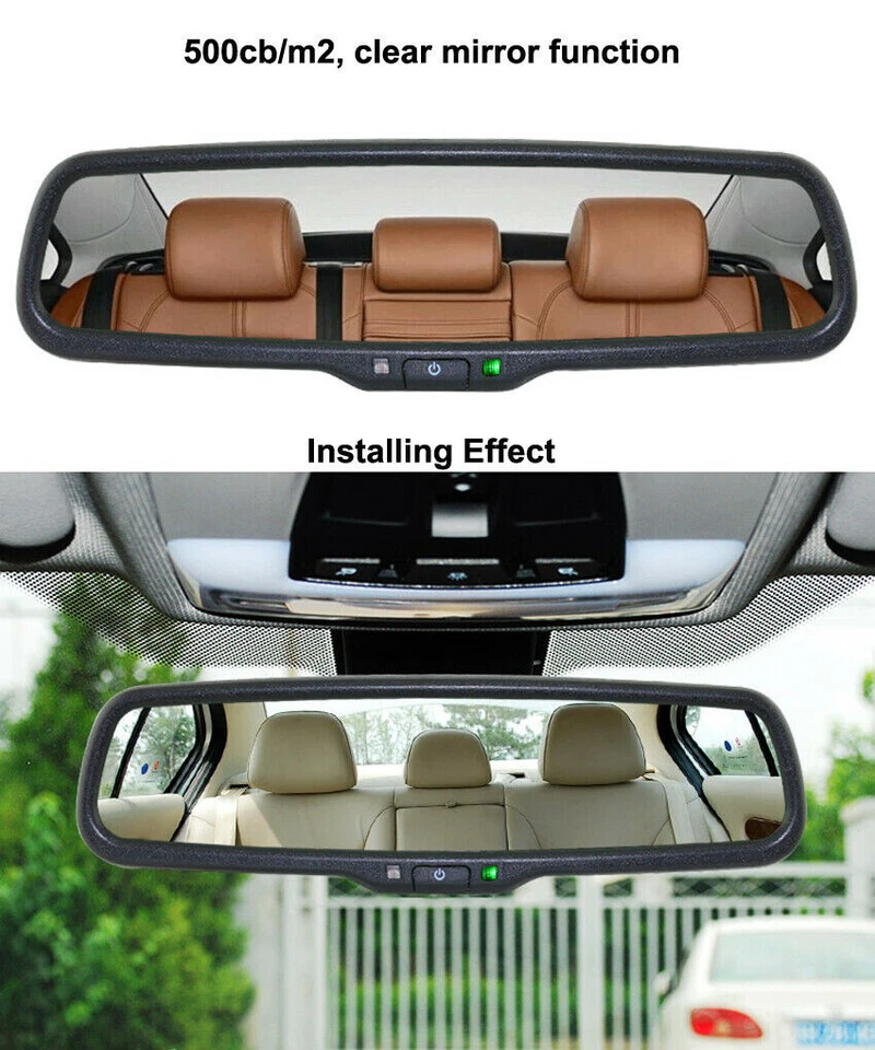 Reverse Backup Camera + Replacement Rear Mirror Monitor for Ford Transit Connect - Image 4 of 4