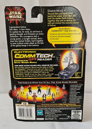 Star Wars Darth Maul - Hasbro - 1999 - Neu in OVP - CommTech Chip - Bild 2 von 3