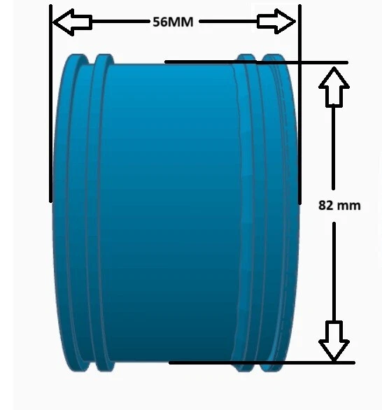 Redline RC Custom Wheels 8 spoke Rim 17MM Hub for traxxas tmaxx - Image 3 of 4