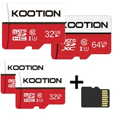 2/3PCS 32GB Micro SD TF Card SDXC Class 10 UHS-I Memory Cards For Cameras Phone