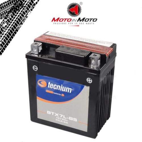 Batterie Tecnium BTX7L-BS = YTX7L-BS X Honda Ca 125 Rebel 1995 1996 1997 1998 - Photo 1/5