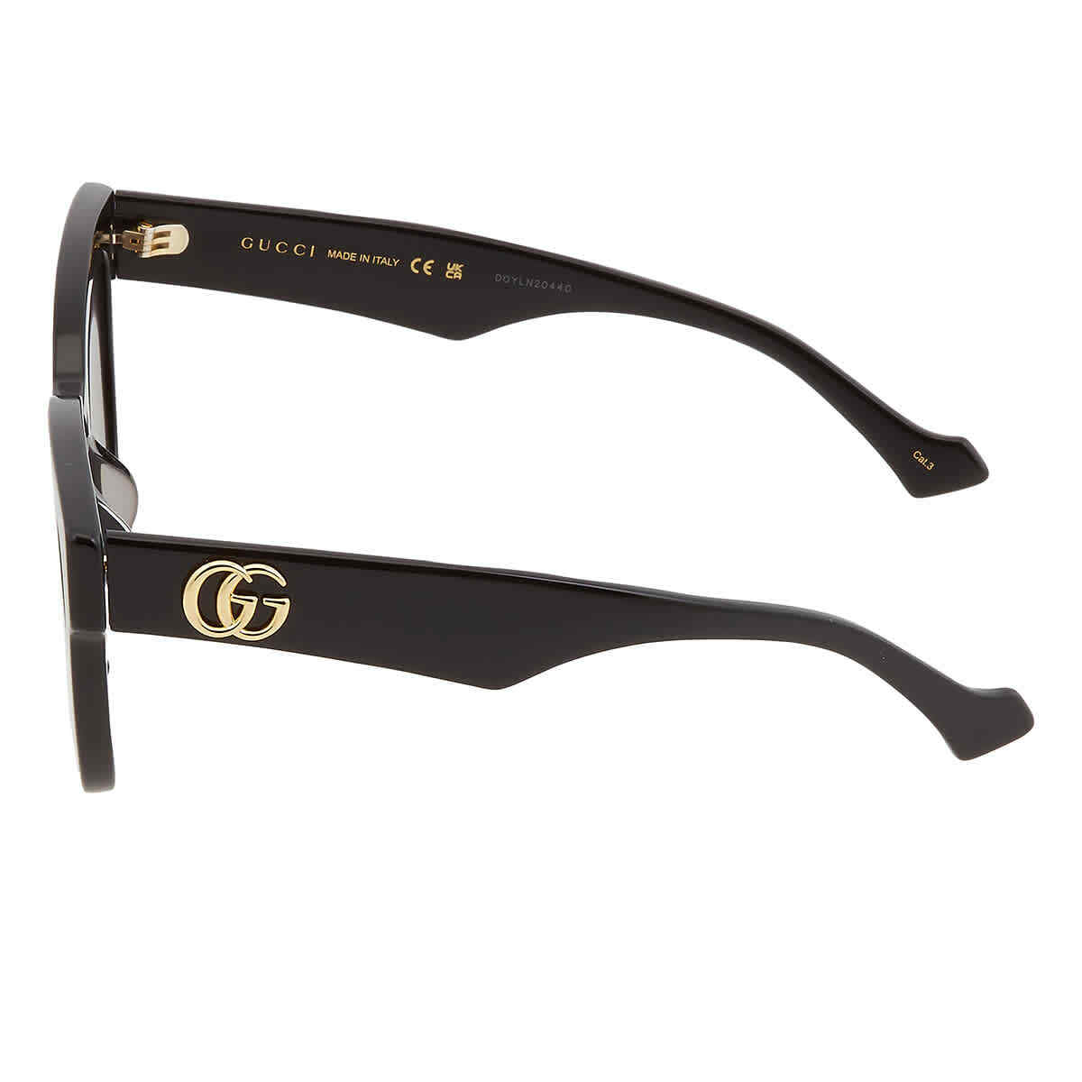 Gucci Grey Square Ladies Sunglasses GG0998S 001 52 GG0998S 001 52