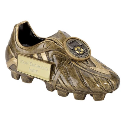 CNC GROUP Personalisierte gravierte Premier Gold Stiefel Great Player Team Award